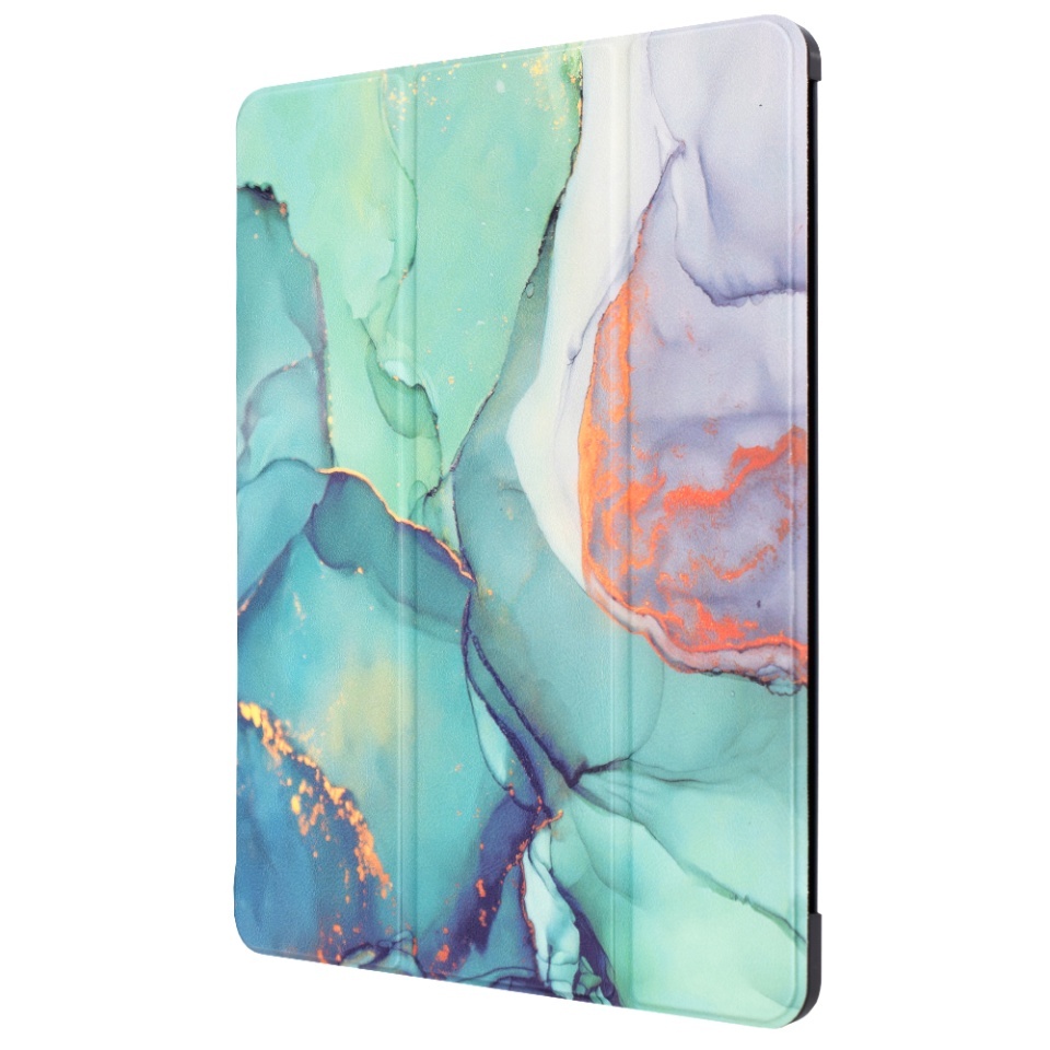 Husa tableta pentru iPad Air 13 (2024) / Air 13 (2025), SKYDDAR INNOVATION, cu suport Multi-Unghi si functie Sleep/Wake, FoldPro, Green time, set cu sticker - 1 | YEO