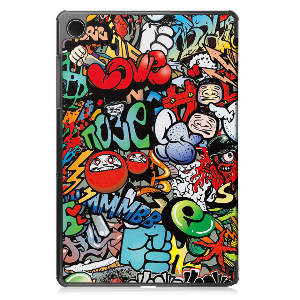 Husa tableta pentru Samsung Galaxy Tab A9 cu suport Multi-Unghi și functie Sleep/Wake , SKYDDAR FoldVision Colour - Urban vibe - 1 | YEO