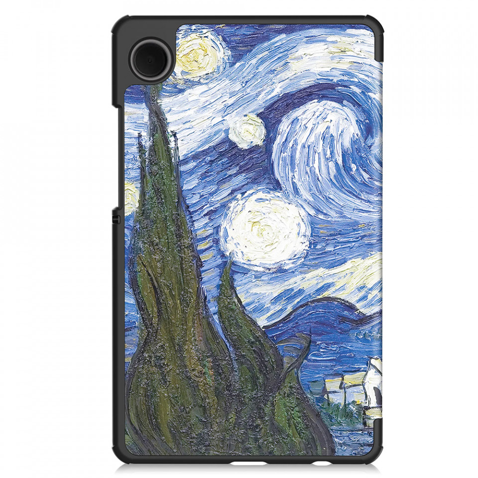 Husa tableta pentru Samsung Galaxy Tab A9 cu suport Multi-Unghi și functie Sleep/Wake , SKYDDAR FoldVision Colour - Starry night - 2 | YEO