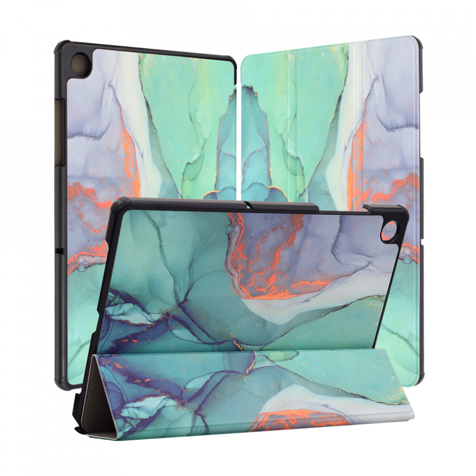 Husa tableta pentru Samsung Galaxy Tab A9 Plus cu suport Multi-Unghi și functie Sleep/Wake , SKYDDAR FoldVision Colour - Green time