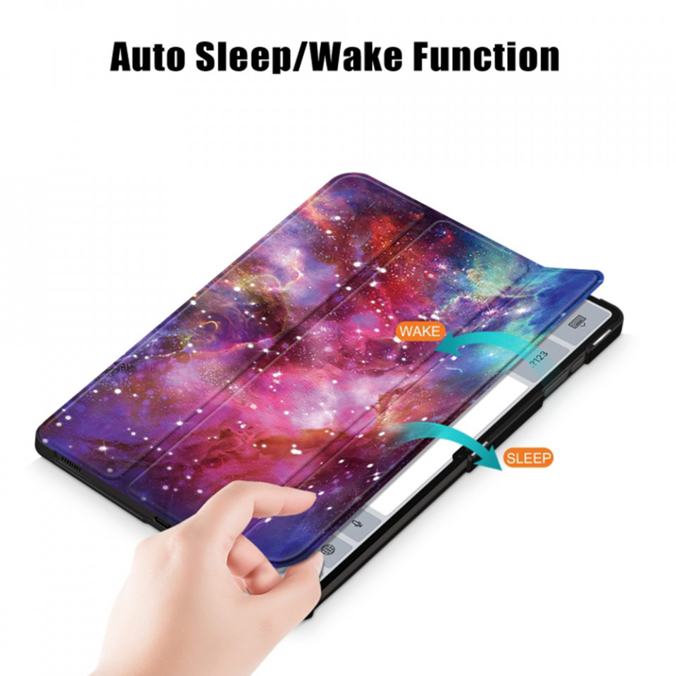 Husa tableta pentru Samsung Galaxy Tab S8 Ultra / Galaxy Tab S9 Ultra cu suport Multi-Unghi și functie Sleep/Wake , SKYDDAR FoldVision Colour - Galaxy - 3 | YEO