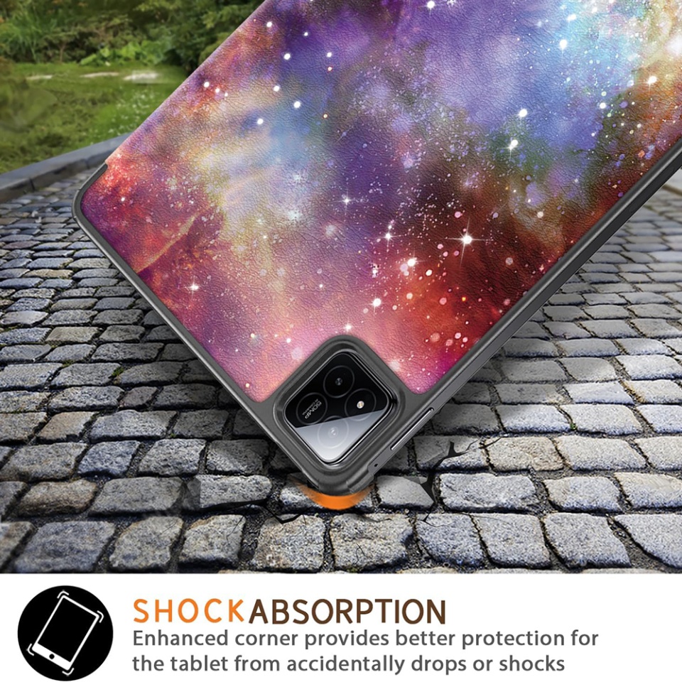 Husa tableta pentru Xiaomi Pad 7 / 7 Pro cu suport Multi-Unghi și functie Sleep/Wake, SKYDDAR FoldVision - Galaxy - 3 | YEO