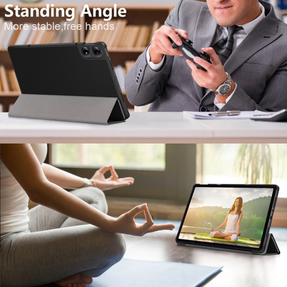 Husa tableta pentru Xiaomi Redmi Pad Pro / Poco Pad cu suport Multi-Unghi și functie Sleep/Wake, SKYDDAR FoldVision - Starry night - 2 | YEO