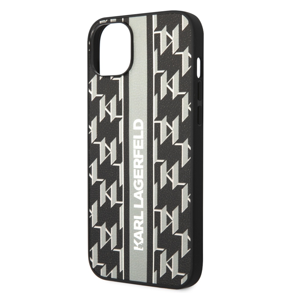 Huse pentru iPhone 14 Plus, Karl Lagerfeld, Hardcase Monogram, Gri - 1 | YEO