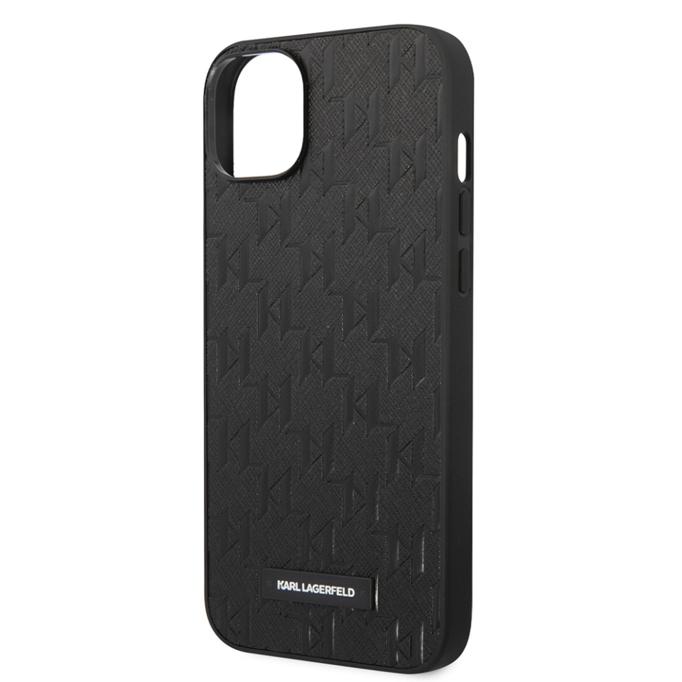 Huse pentru iPhone 14 Plus, Karl Lagerfeld, Saffiano, Negru - 1 | YEO