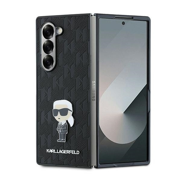 Huse pentru Samsung Galaxy Z Fold6, Karl Lagerfeld, Saffiano, Negru