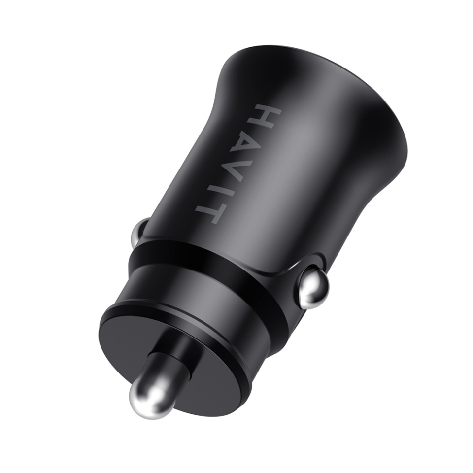 Incarcator Auto Fast Charge, USB, Type-C, PD20W, 3A, PC, Havit CC2022, Negru - 2 | YEO
