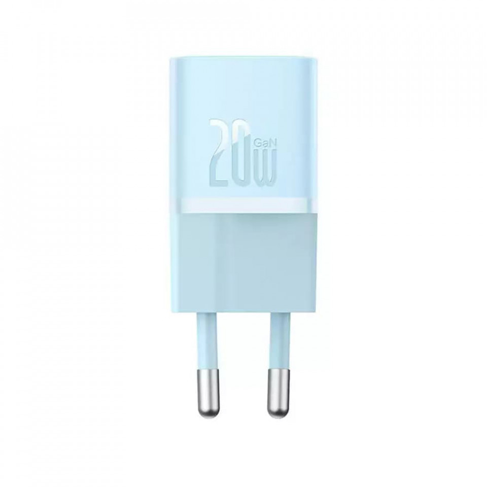 Incarcator Type-C, Fast Charging, GaN, 20W - Baseus (CCGN050103) - Blue - 2 | YEO