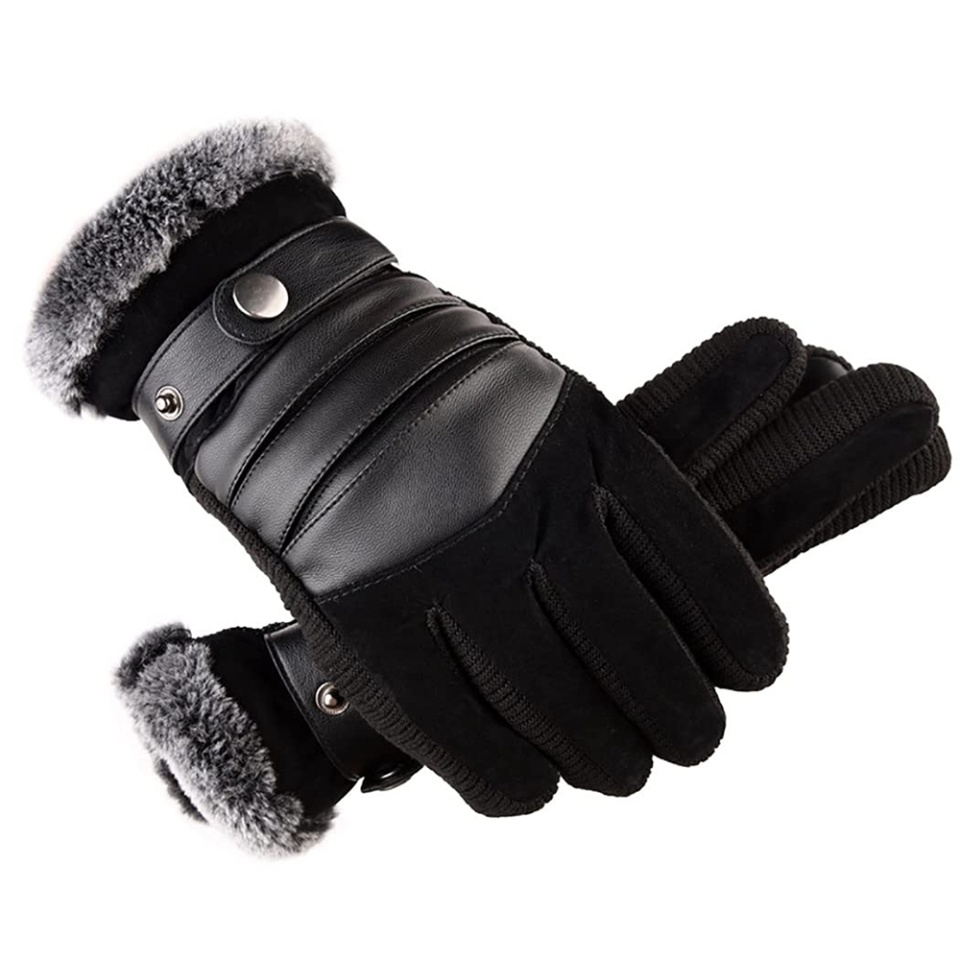 Manusi iarna Touch Screen, impermeabile, anti-alunecare, captusite, pentru ski, aer liber, SKDR OG101 - Gri - 1 | YEO