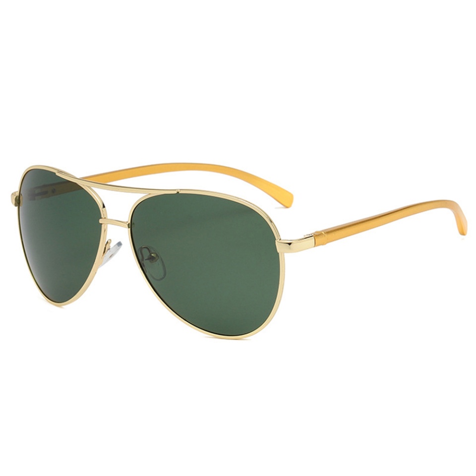 Ochelari de soare barbati, Polarizati, Skyddar 2150, Verde;auriu