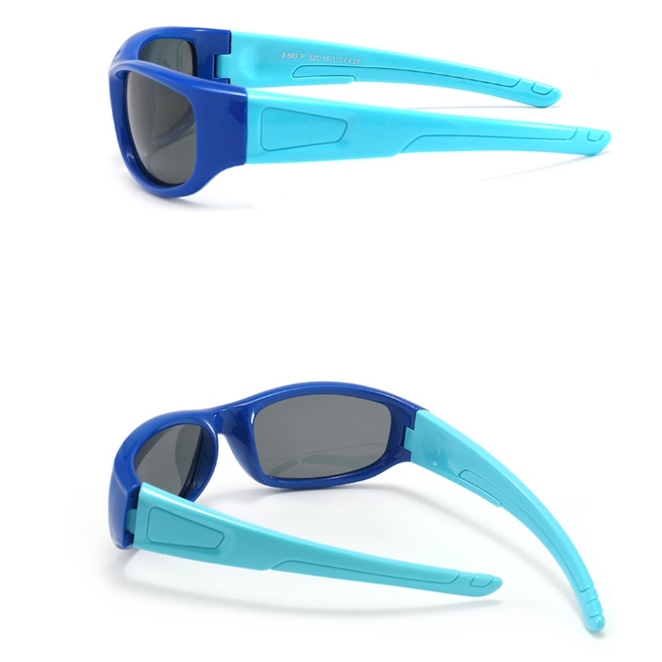 Ochelari de soare copii 3-12 Ani, Protectie UV, Polarizati, Skyddar Kido 800 - Negru - 1 | YEO