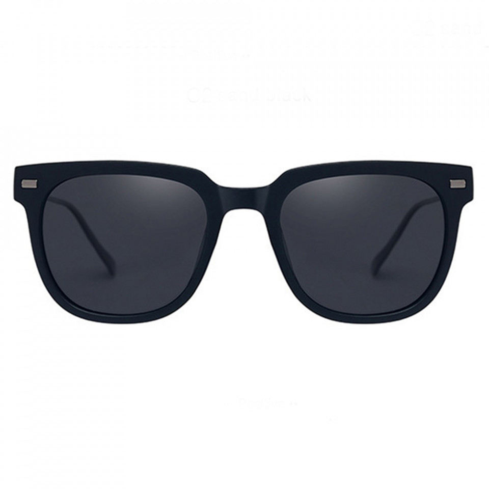 Ochelari soare unisex cu protectie UV (MM95837), Techsuit - Sand Black / Gray - 1 | YEO