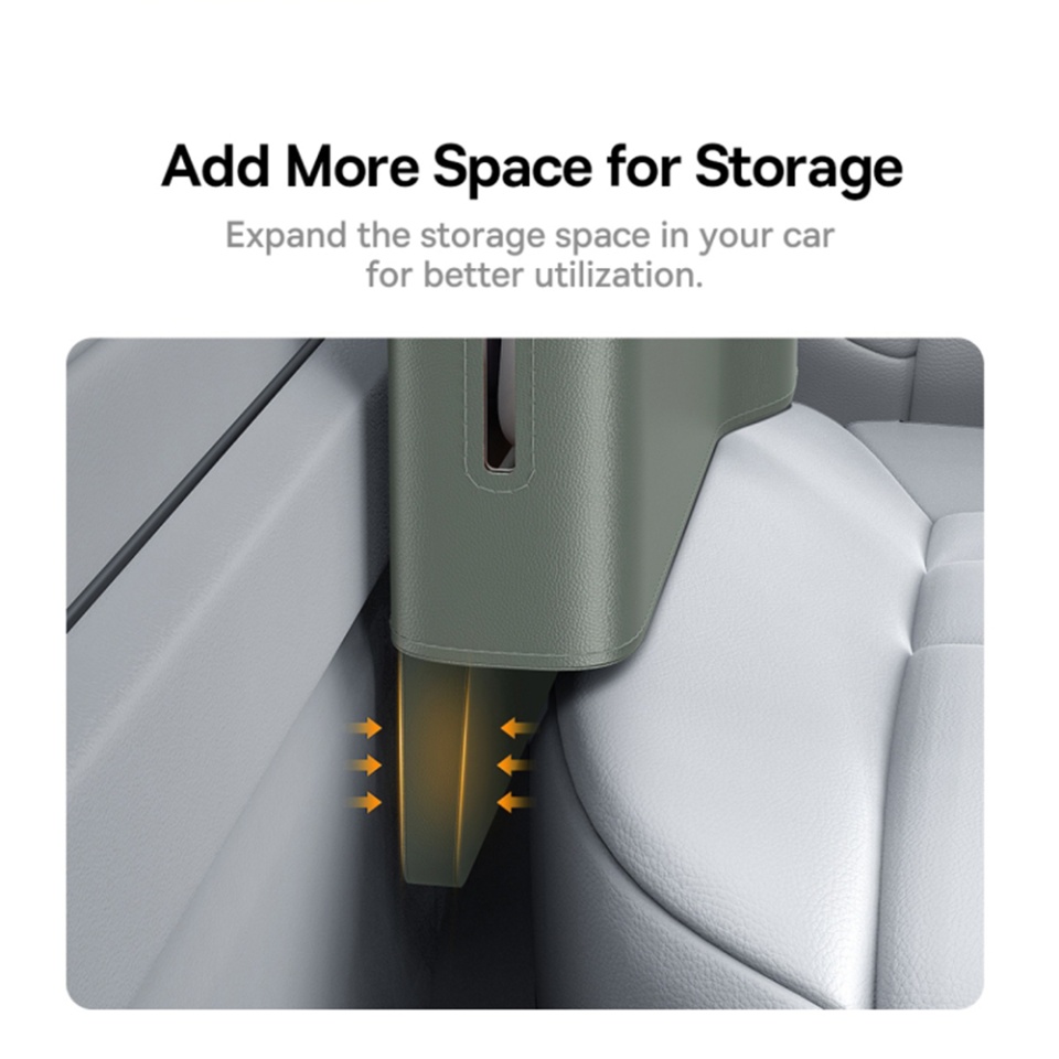 Organizator Auto multiple compartimente, Cup Holder, Baseus - Verde - 2 | YEO
