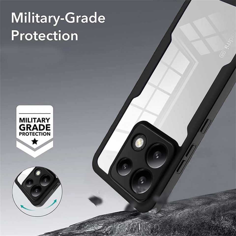 [Pachet 360°] Husa + Folie pentru Xiaomi Redmi Note 13 Pro 5G / Poco X6, SKDR ColorShield 360° - Mov - 3 | YEO
