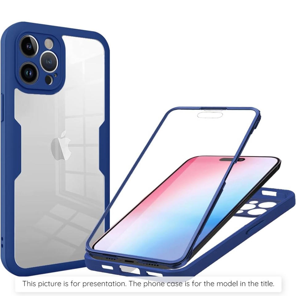 [Pachet 360°] Husa + Folie Samsung Galaxy A13 4G, SKDR ColorShield 360° - Albastru