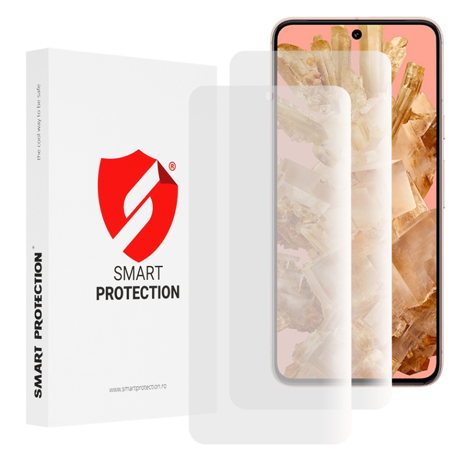 [SET 2x] Folie de protectie Google Pixel 8, Premium Classic, Smart Protection, Transparent