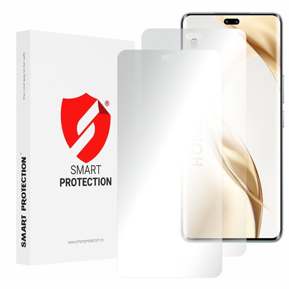 [SET 2x] Folie de protectie Honor 200 Pro, Premium Classic, Smart Protection, Transparent