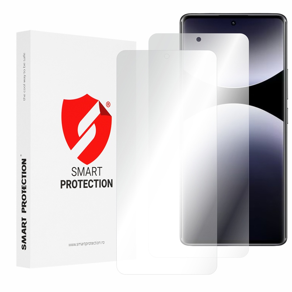 [SET 2x] Folie de protectie Xiaomi Redmi Note 14 Pro 5G / Poco X7, Premium Classic, Smart Protection, Transparent