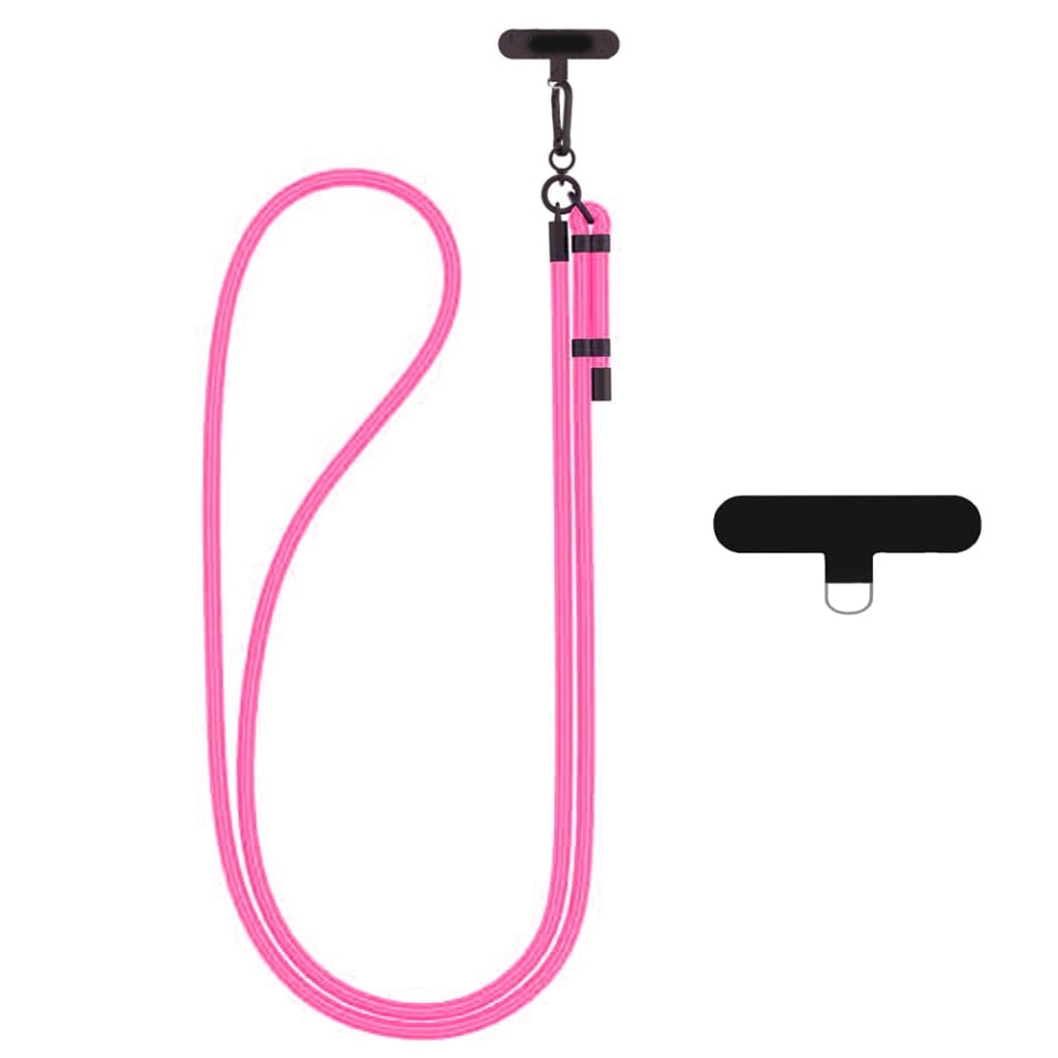 Snur Universal pentru telefon, curea antifurt pentru majoritatea smartphone-urilor, suport reglabil pentru umar, RCS1 - Fucsia