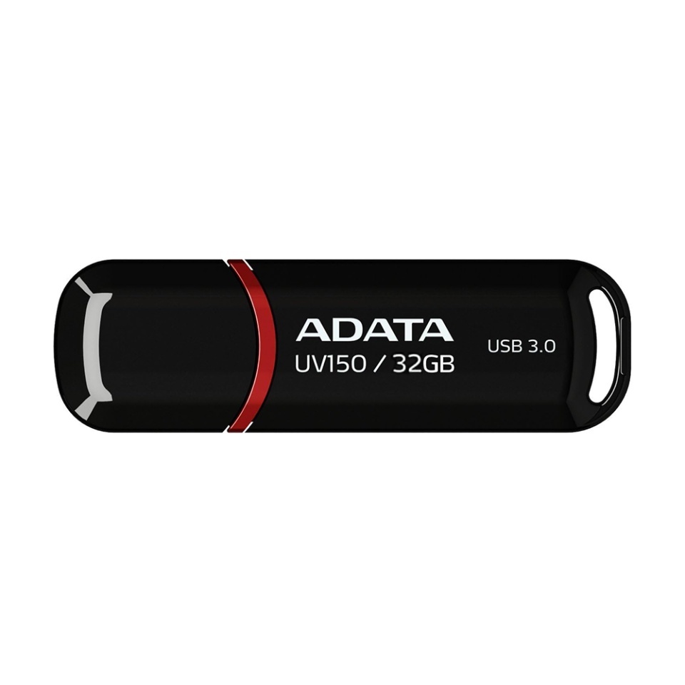 Stick USB ADATA UV150 32GB, USB 3.2, Transfer Rapid, Negru