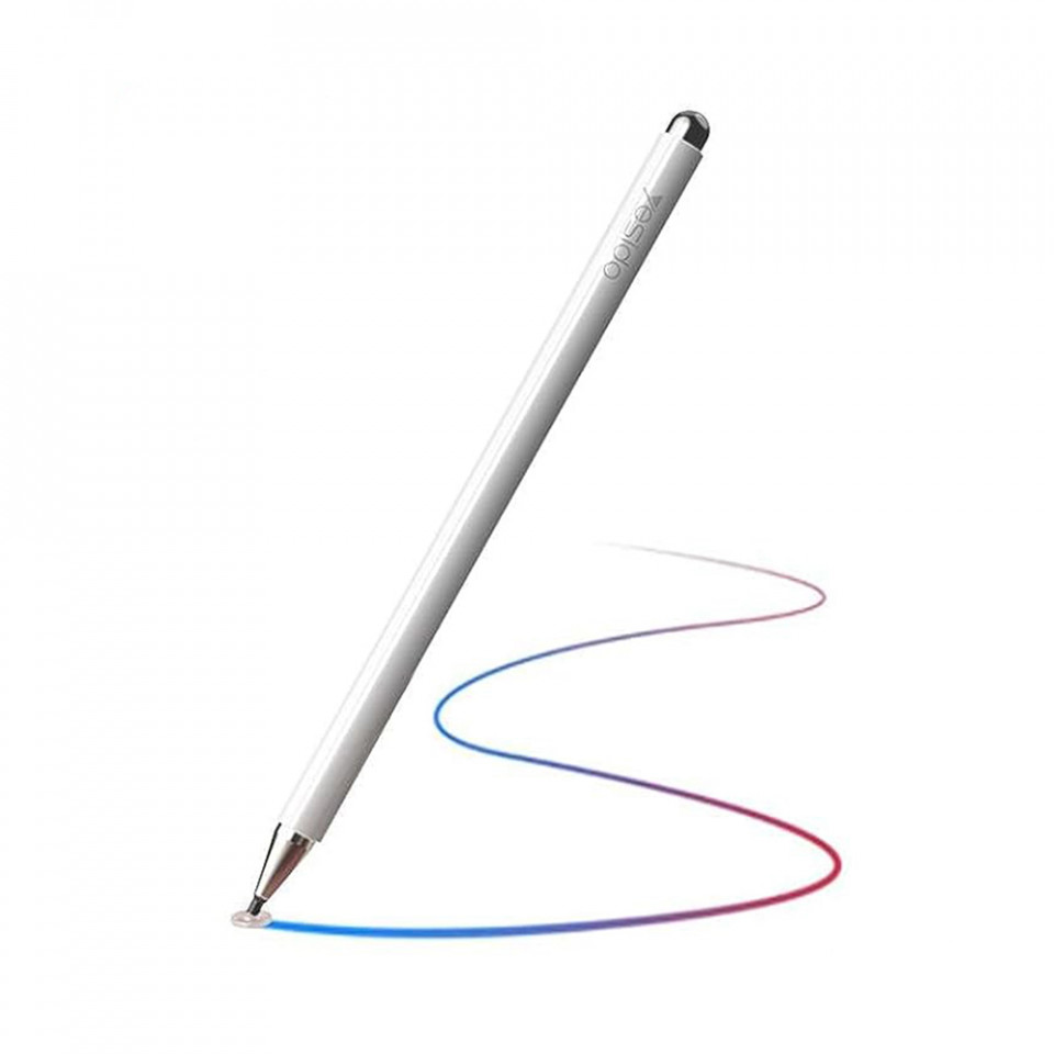 Stylus Pen Universal din Alumiuniu - Yesido (ST03) - White