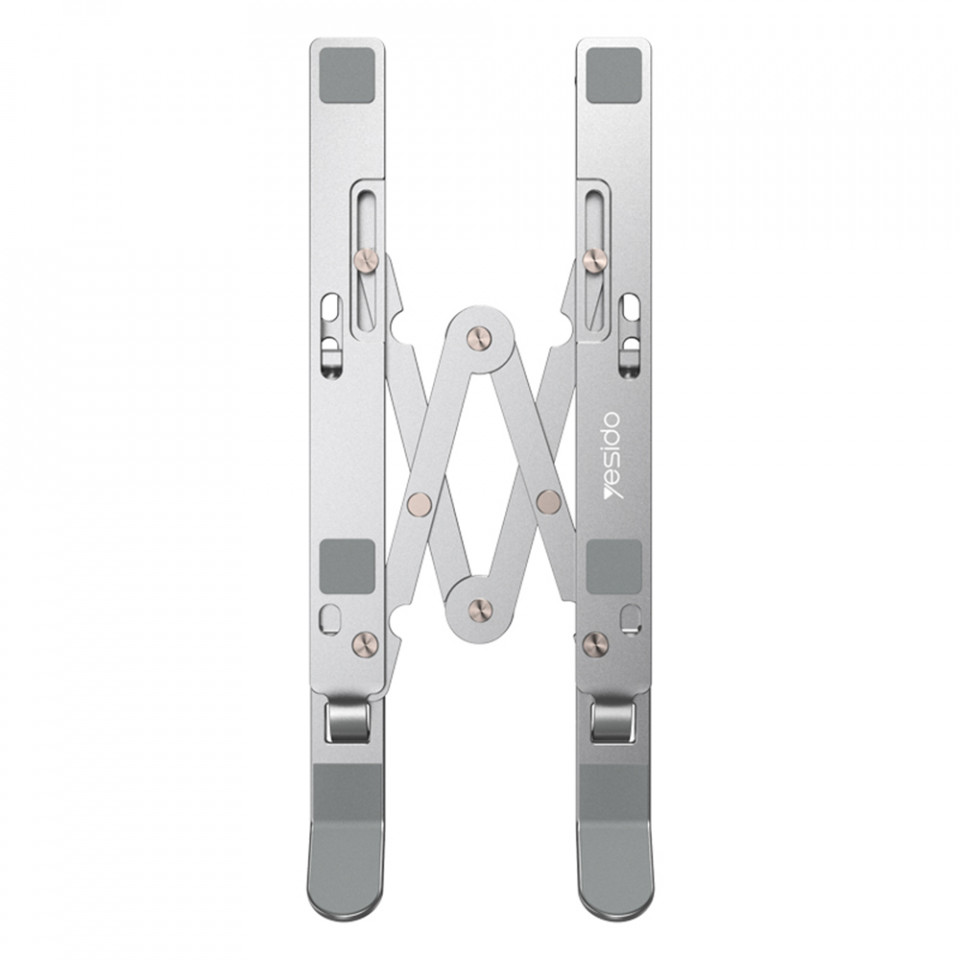 Suport Laptop reglabil si pliabil, Yesido (LP01) - Argintiu - 1 | YEO