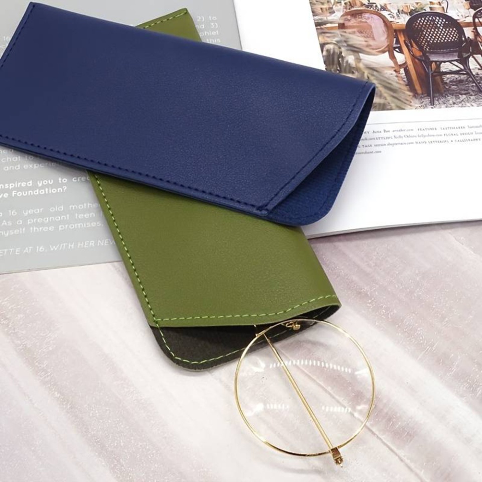 Toc Ochelari din piele ecologica, interior soft, SKDR ETSP - Maro Deschis - 2 | YEO