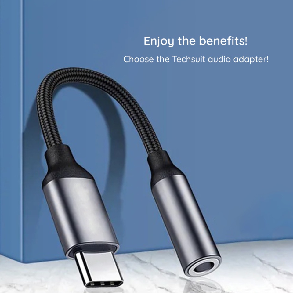 Adaptor Audio Type-C, MusicDoX AC8, Hi-Fi, 3A, Gri - 1 | YEO