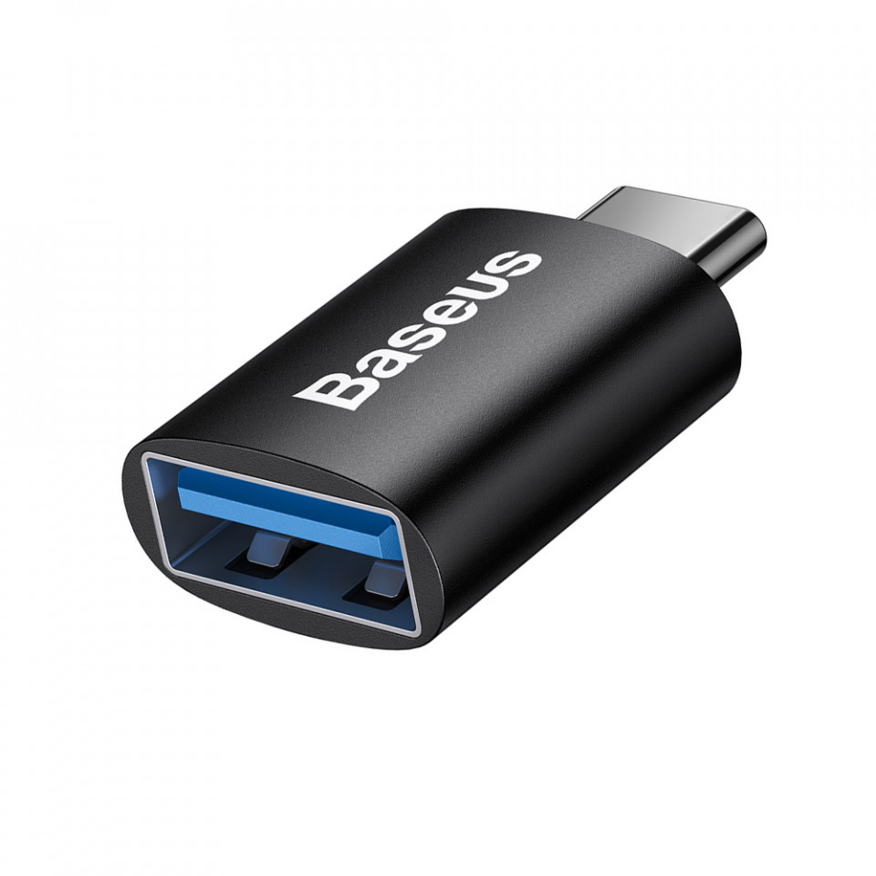Adaptor OTG Type-C la USB 3.1, Baseus Ingenuity - Negru