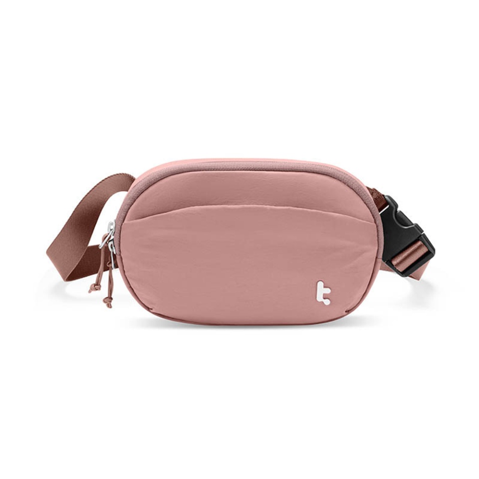 Borseta sport cu fermoar, ajustabila, Unisex, Tomtoc, T32 - Roz