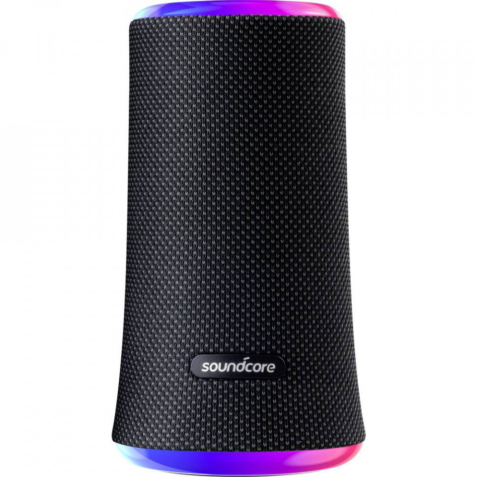 Boxa Portabila Bluetooth cu Lumini LED, 20W - Anker Flare II (A3165G11) - Negru - 2 | YEO