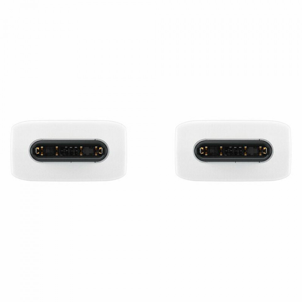 Cablu de Date Type-C la Type-C Fast Charging 5A, 100W, 1.8m, Samsung (EP-DX510JWEGEU) - Alb - 2 | YEO