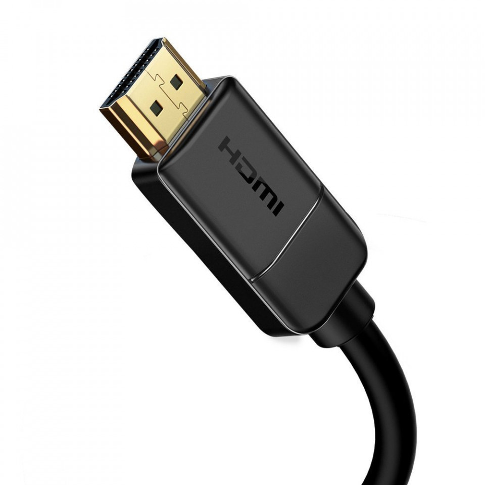 Cablue video HDMI la HDMI, 3m, Baseus (CAKGQ-C01) - Negru - 3 | YEO
