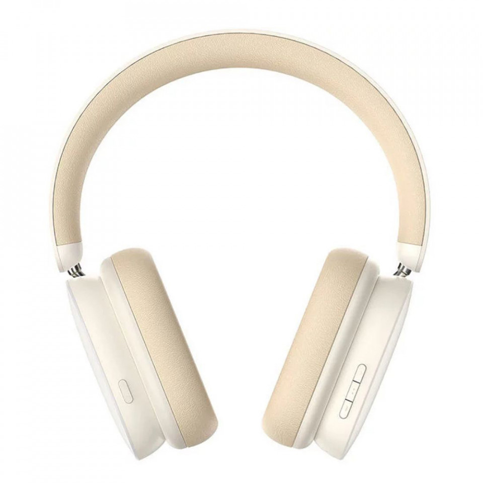 Casti Fara Fir cu Microfon - Baseus Bowie H1 (NGTW230202) - Creamy White - 1 | YEO