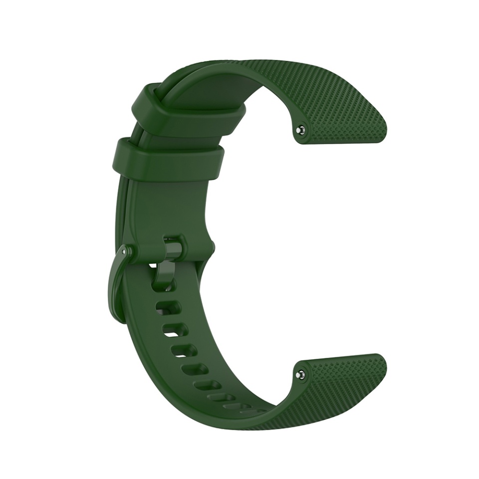 Curea Slicon pentru Samsung Galaxy Watch 4/5/Active 2, Huawei Watch GT 3 /GT 3 Pro, 20mm, SKDR BandPro W006 - Verde - 1 | YEO