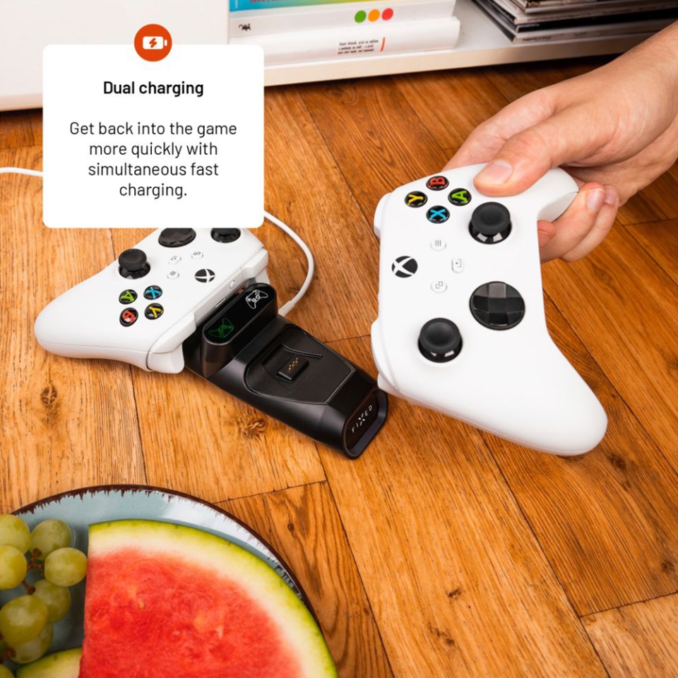 Dock Incarcare Controller Xbox FIXED FIXXB-DCC-BK, Dual Port, Compatibil Xbox Series S/X, Elite, One, LED Status, USB-C, [Culoare necunoscută] - 6