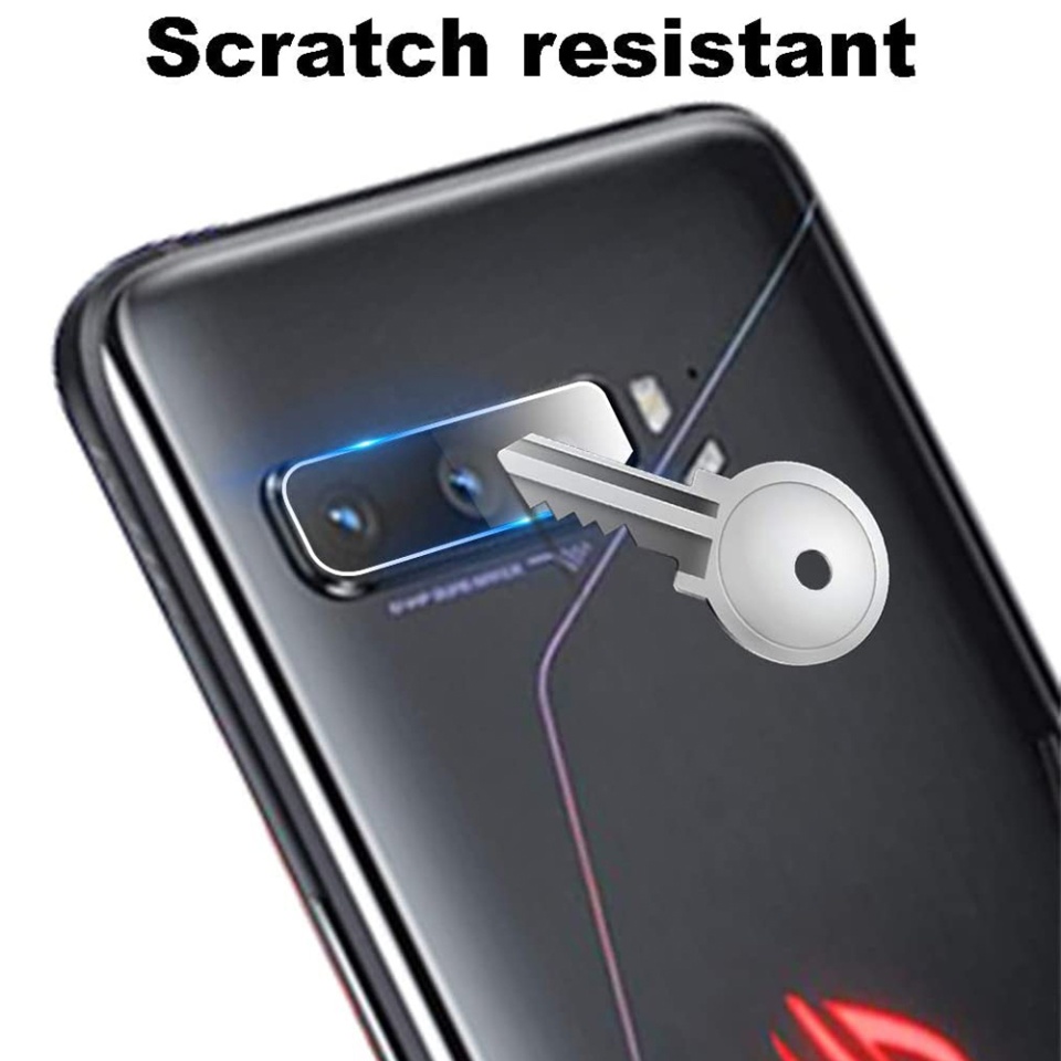 Folie camera pentru Asus ROG Phone 3 ZS661KS / ROG Phone 3 Strix, SKYDDAR INNOVATION, Camera Glass Transparenta, set cu sticker - 2 | YEO