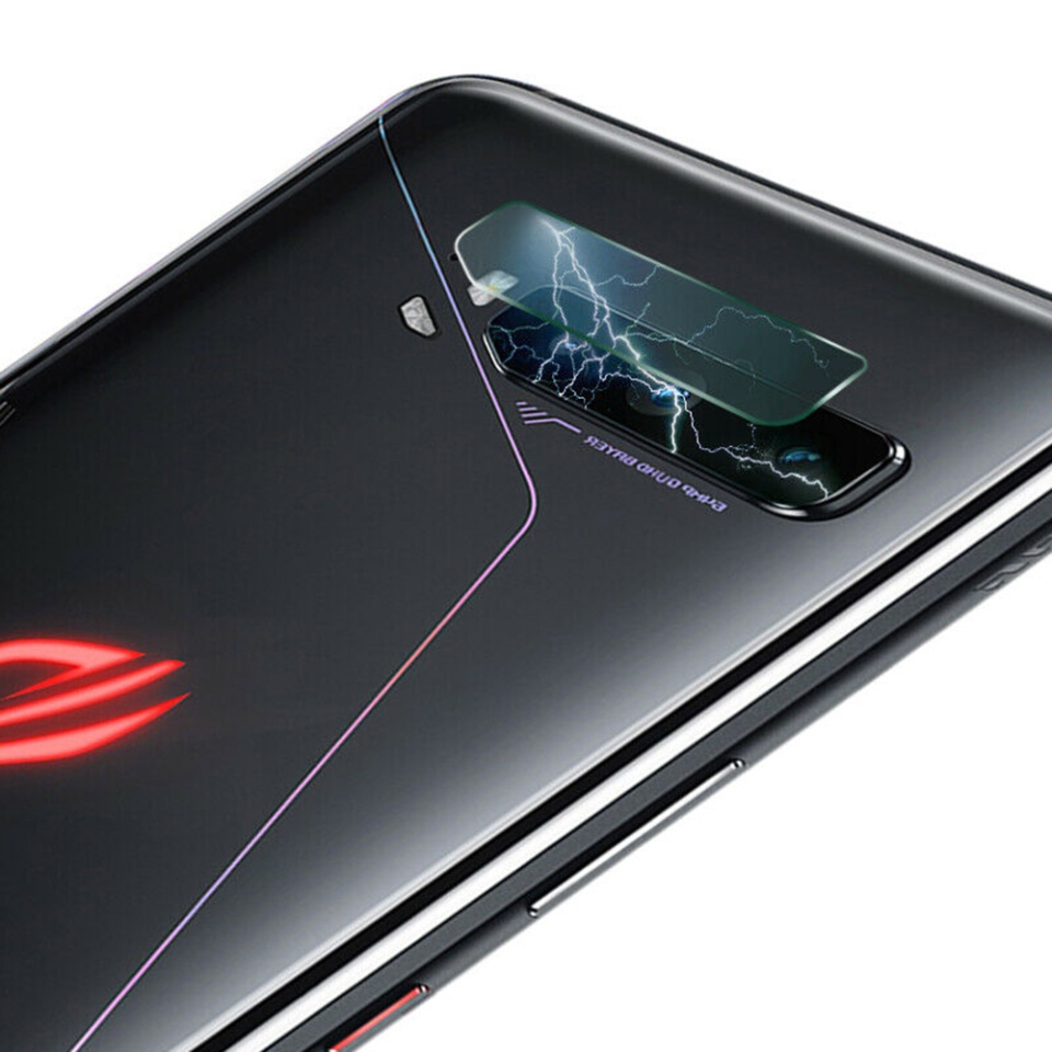 Folie camera pentru Asus ROG Phone 5, SKYDDAR INNOVATION, Camera Glass Transparenta, set cu sticker - 2 | YEO