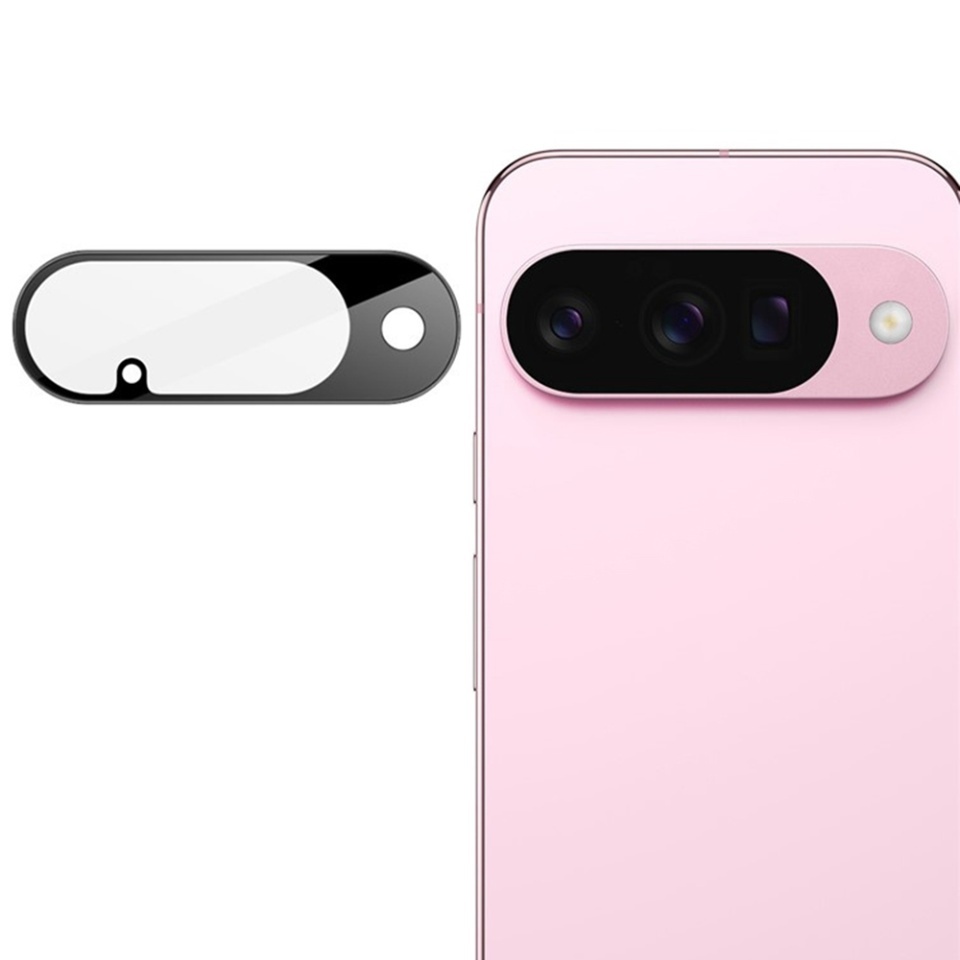 Folie camera pentru Google Pixel 10 / Pixel 10 Pro, SKYDDAR INNOVATION, Camera Glass Negru, set cu sticker