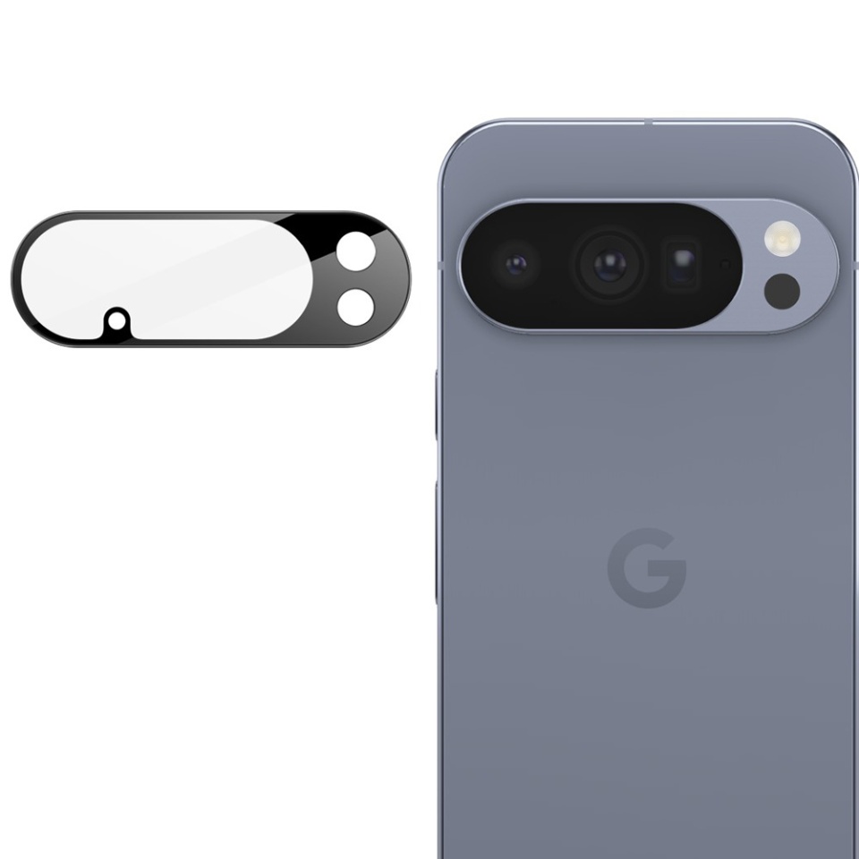 Folie camera pentru Google Pixel 10 Pro, SKYDDAR INNOVATION, Camera Glass Negru, set cu sticker