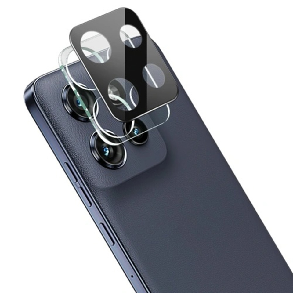 Folie camera pentru Motorola Moto G86, SKYDDAR INNOVATION, Camera Glass Negru, set cu sticker - 1 | YEO