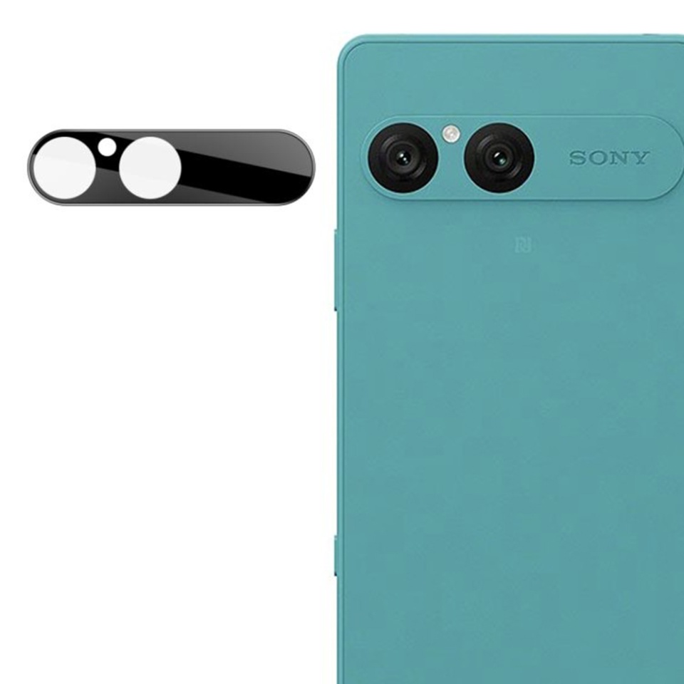 Folie camera pentru Sony Xperia 10 VII, SKYDDAR INNOVATION, Camera Glass Negru, set cu sticker