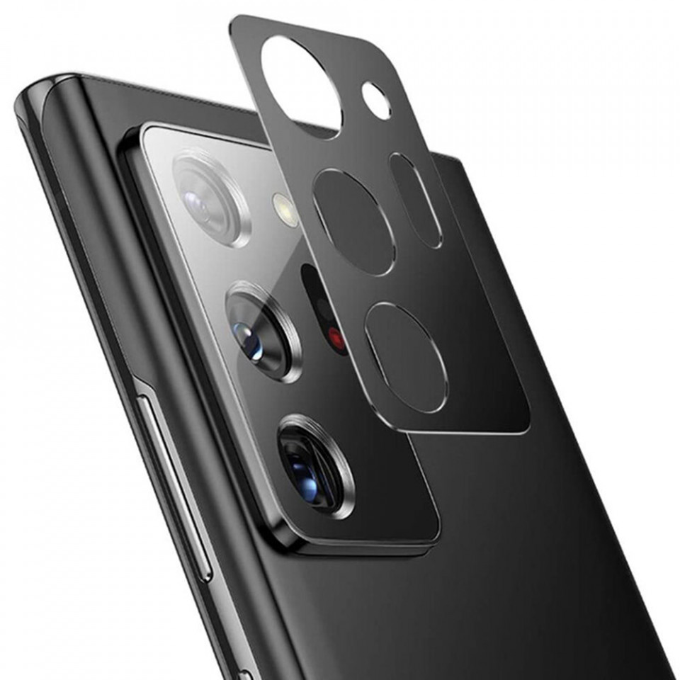 Folie camera Samsung Galaxy Note 20 Ultra, Techsuit Full Camera Glass - Negru - 1 | YEO