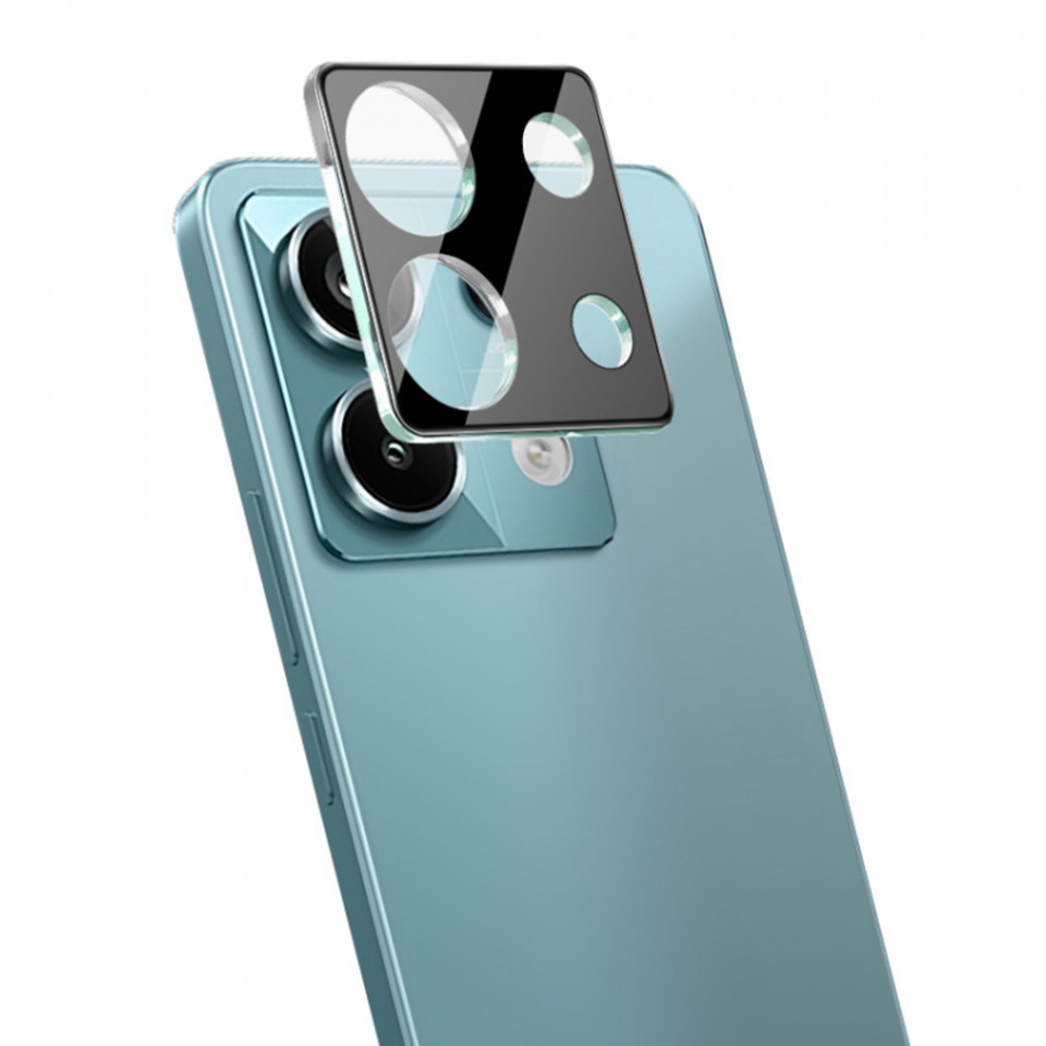 Folie camera Xiaomi Redmi Note 13 4G, Techsuit Full Camera Glass - Negru - 1 | YEO