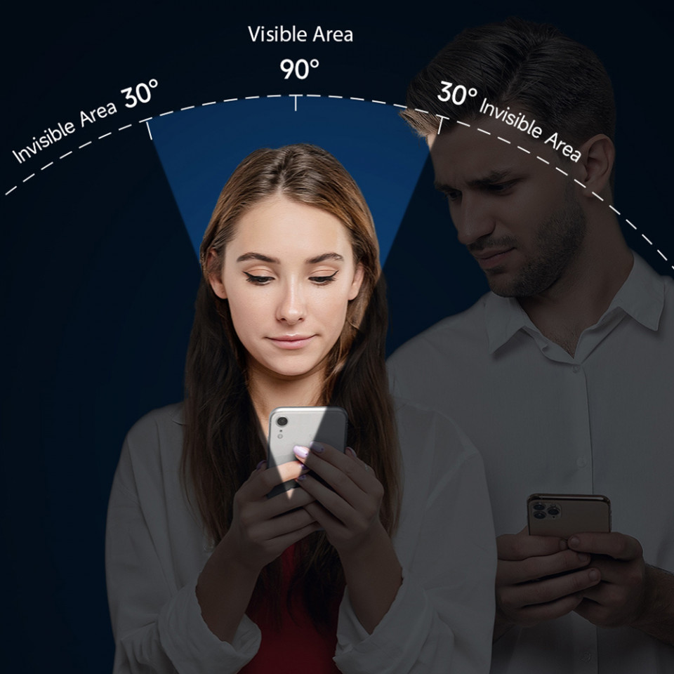 Folie iPhone 15 Pro din sticla securizata, Dux Ducis - Negru - 2 | YEO