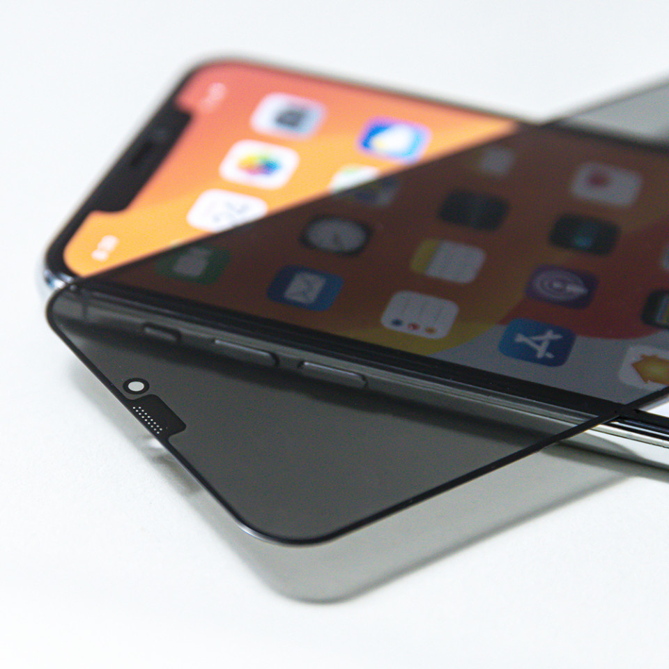 Folie iPhone X / Xs / 11 pro, ce acopera tot ecranul, Skyddar Glass - Privacy - 2 | YEO
