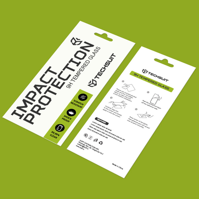 Folie Oppo Reno8 Pro ce acopera tot ecranul 111D, Techsuit - Negru - 1 | YEO