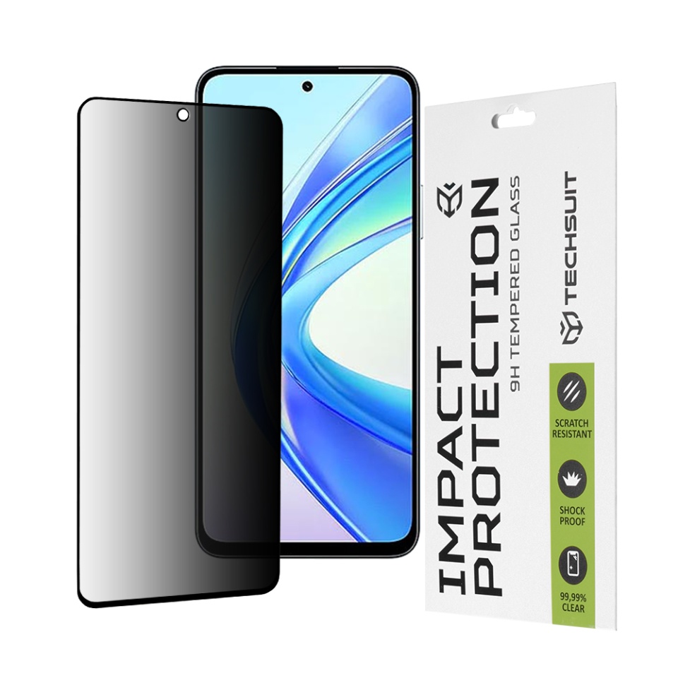 Folie pentru Honor X7b / 90 Smart / X7b 5G, Ultra HD, Protectie 9H, Montare Simplă, SKYDDAR 111D - Privacy