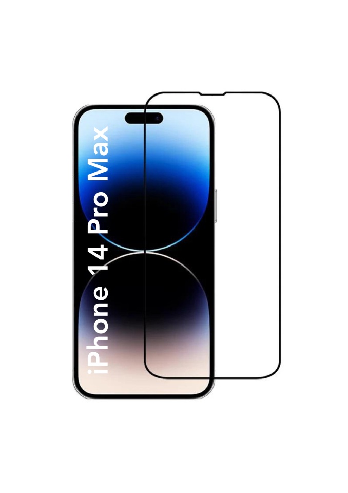 Folie pentru iPhone 14 Pro Max, Sticla Securizata, Ultra HD, Protectie 9H, Montare Simplă, SKYDDAR 111D - Transparent