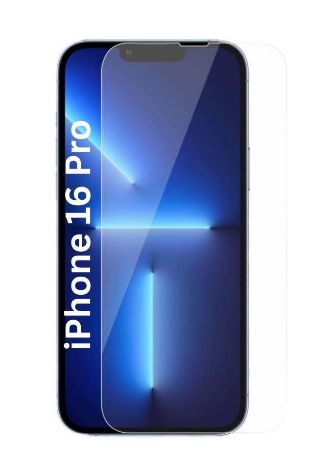 Folie pentru iPhone 16 Pro, SKYDDAR INNOVATION, Protectie 9H, 0.3mm, Clear Vision, set cu sticker, Transparent